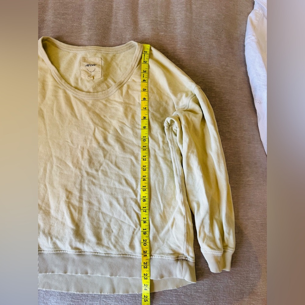 Aerie Beach Daze Sweatshirt XS Oversized Slouchy Pullover Graphic distressed - Picture 9 of 11